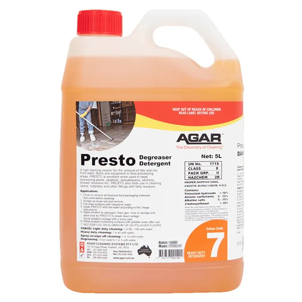 Agar Presto Kitchen Degreaser Detergent