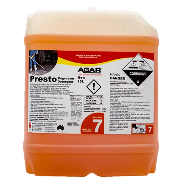 Agar Presto Kitchen Degreaser Detergent