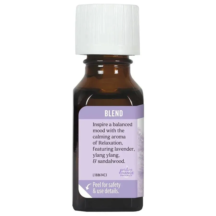 Aura Cacia Relaxing Essential Oil Blend 0.5 oz Oil