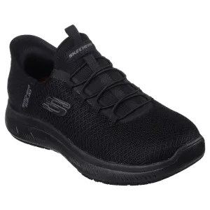 BA066-36 Skechers Womens Summit SR Sip Ons Black Size 36