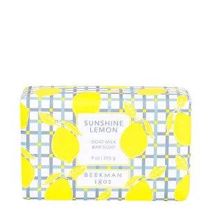 BEEKMAN 1802 | Sunshine Lemon Goat Milk Soap Bar