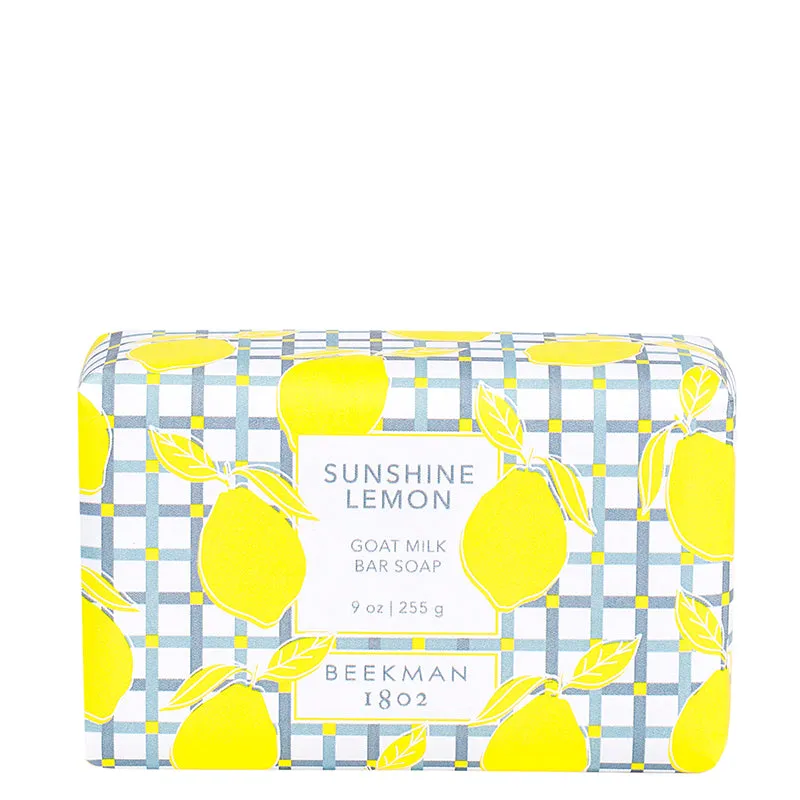 BEEKMAN 1802 | Sunshine Lemon Goat Milk Soap Bar