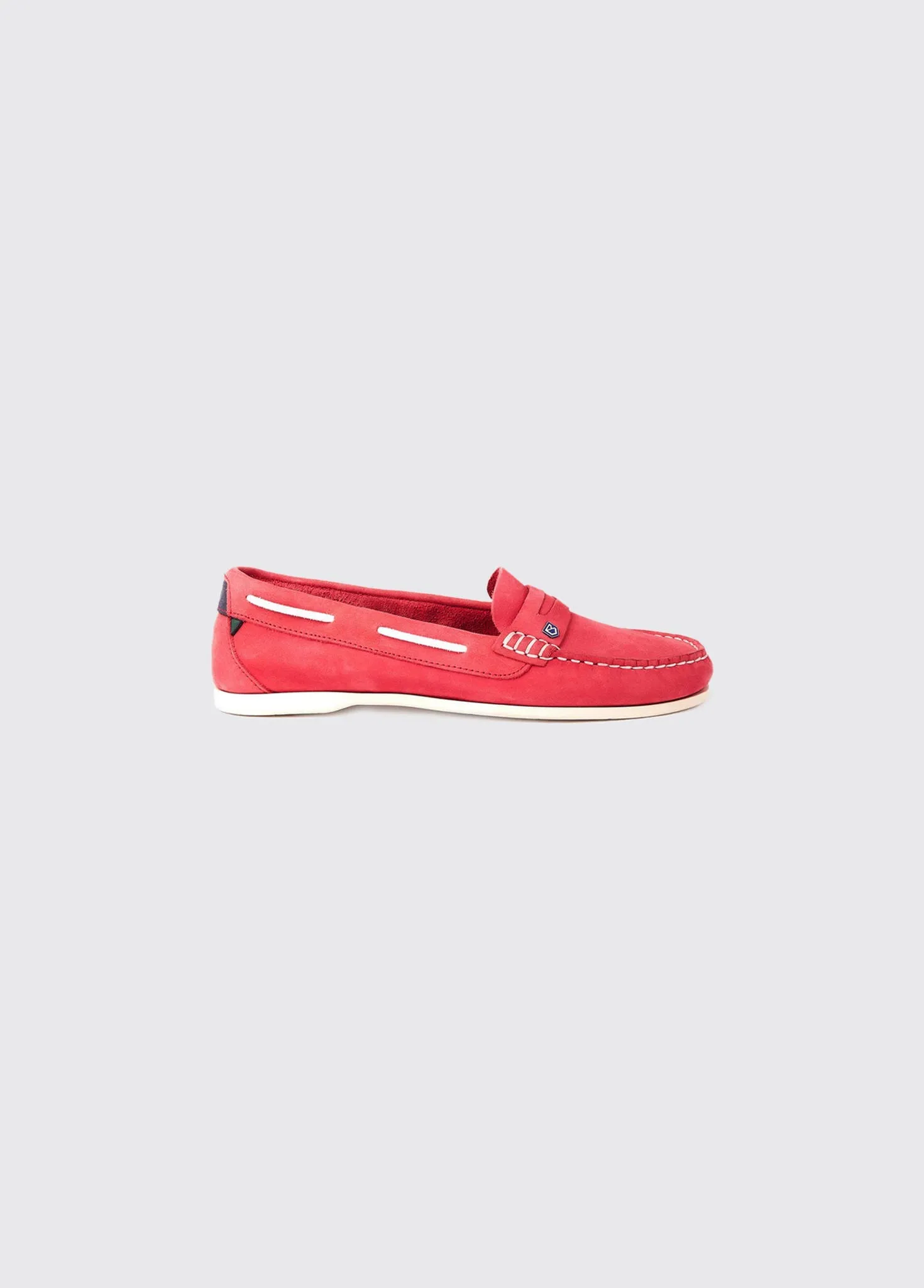 Belize Deck Shoe - Coral