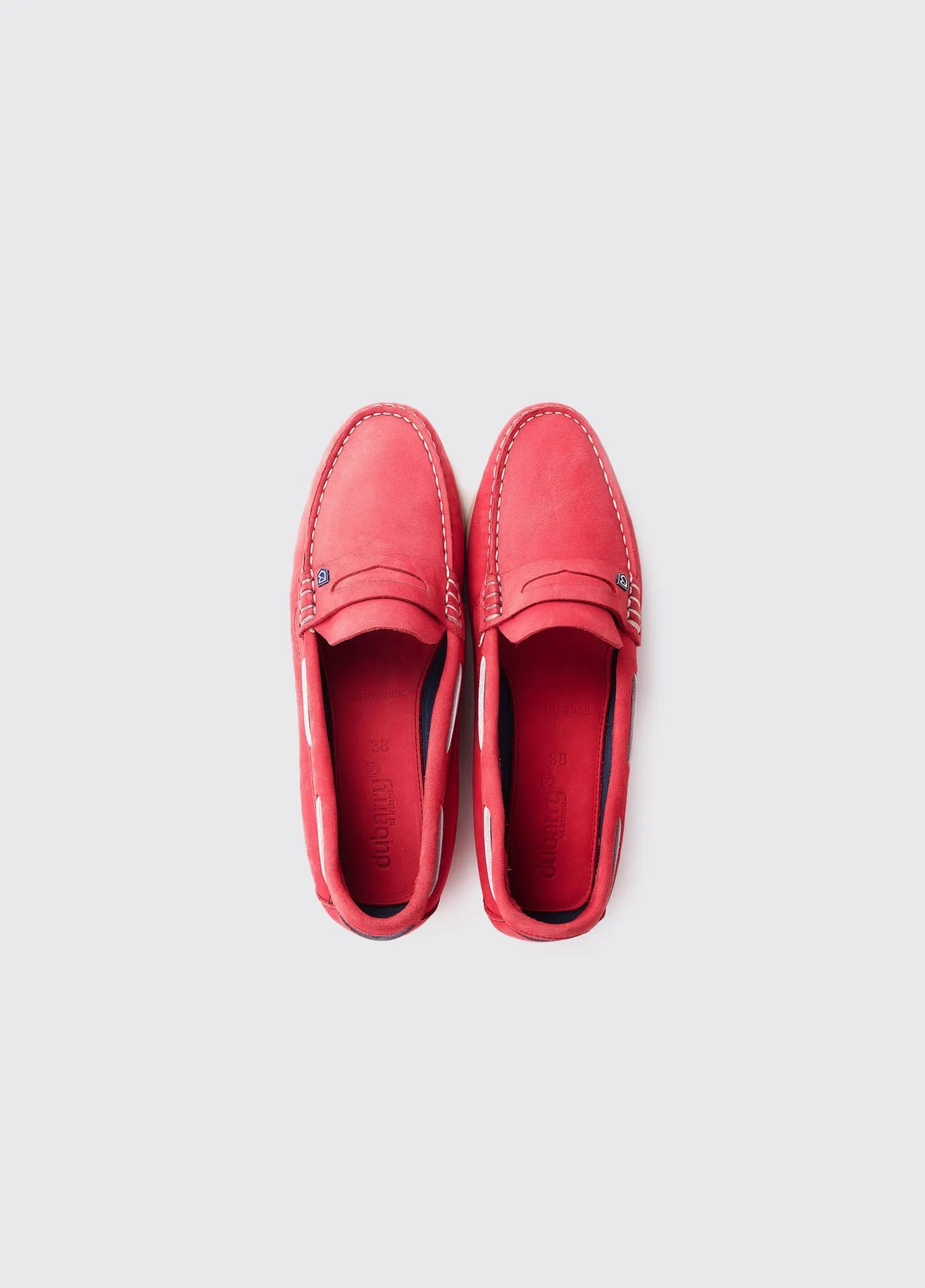 Belize Deck Shoe - Coral