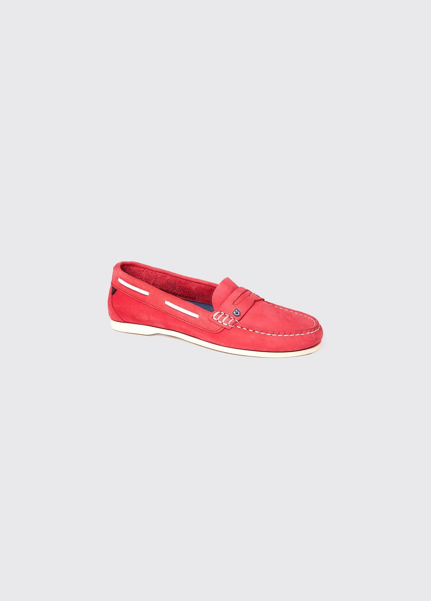 Belize Deck Shoe - Coral