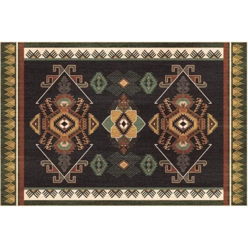 Bohemian Rectangle Living Room Rug