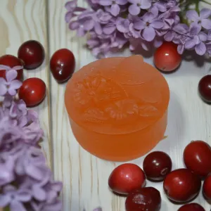 Cranberry and Lilac infused in Glycerin Soap