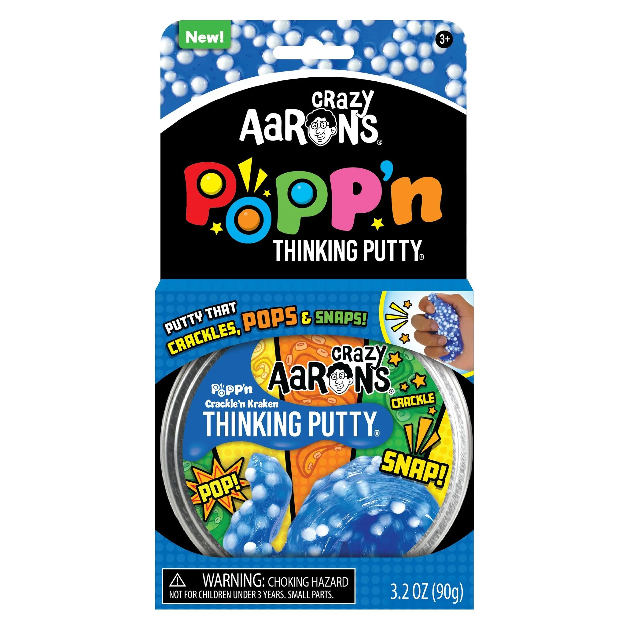 Crazy Aaron's Popp'n Thinking Putty - Crackle'n Kraken