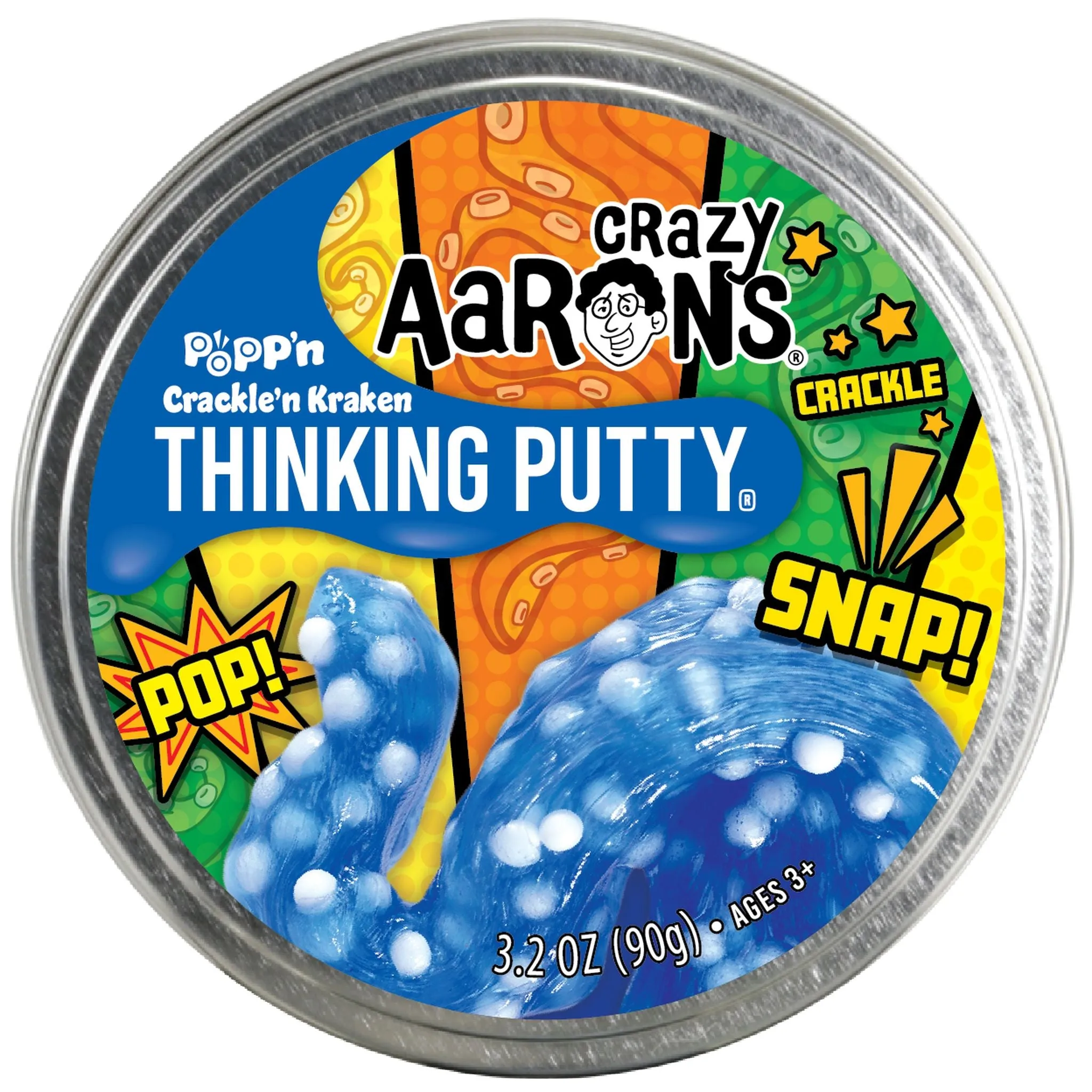 Crazy Aaron's Popp'n Thinking Putty - Crackle'n Kraken