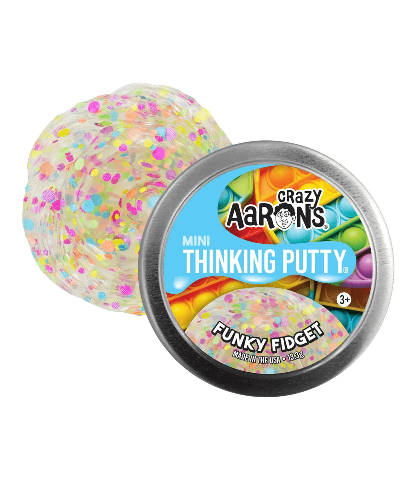 Crazy Aaron's Thinking Putty - Funky Fidget Mini Tin 0.47oz