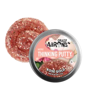 Crazy Aaron's Thinking Putty - Rose Gold Mini Tin 0.47oz