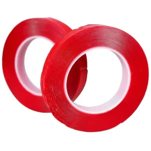 Double Sided Magic Nano Tape Red 15mm (10M)