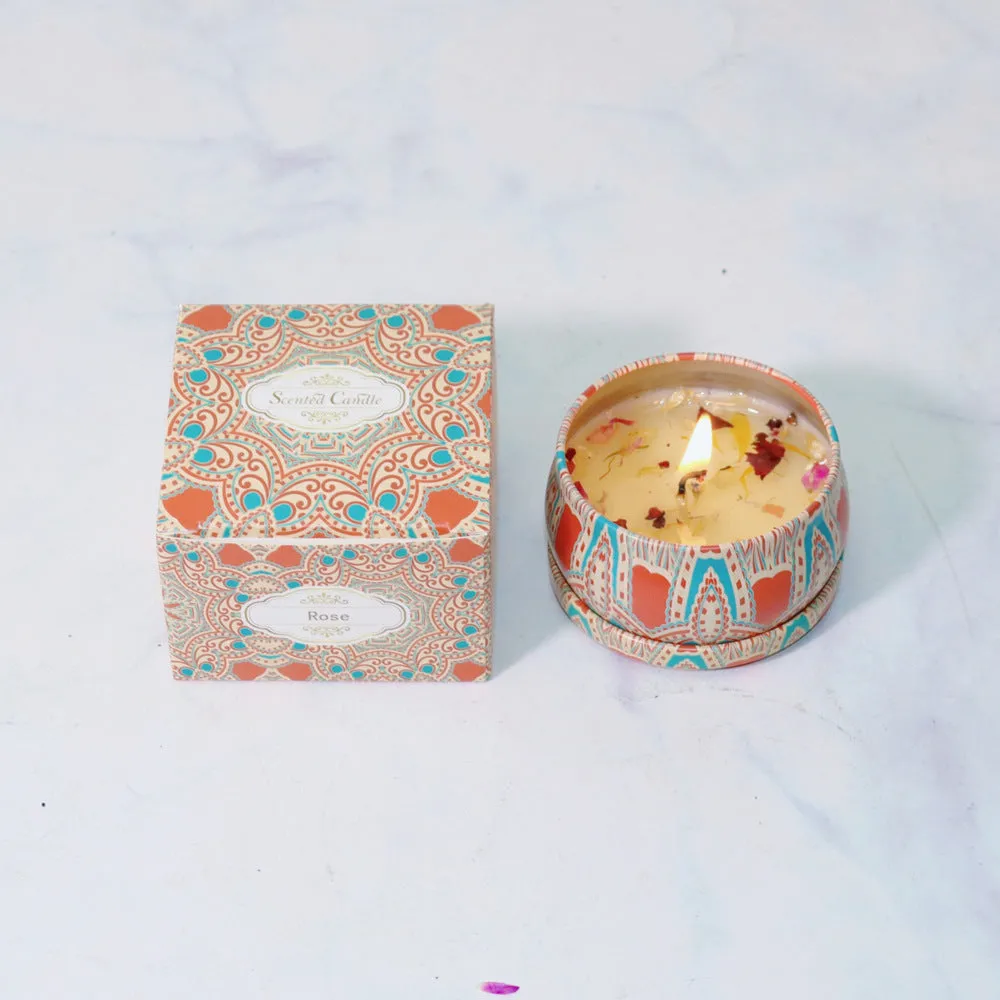 Dried Flower Aromatherapy Wax Candle, HG0020