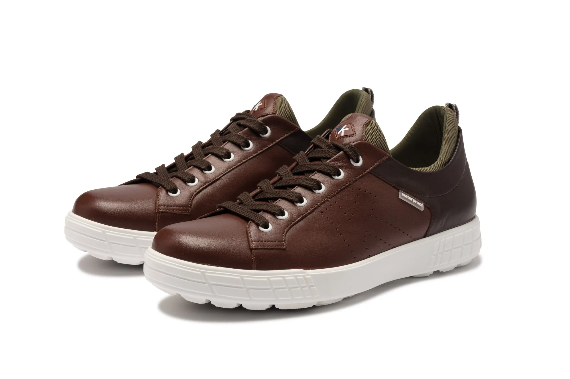 Drive 03   Brown   Men's Golf Shoes   D003 01