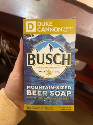 Duke Cannon Busch Beer Soap