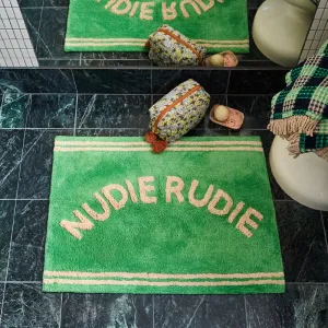 Elba Nudie Bath Mat - Apple