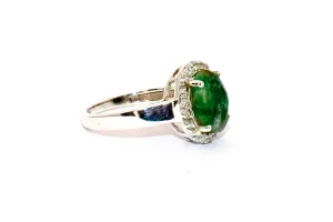 Emerald Premium Gemstone Oval Ring