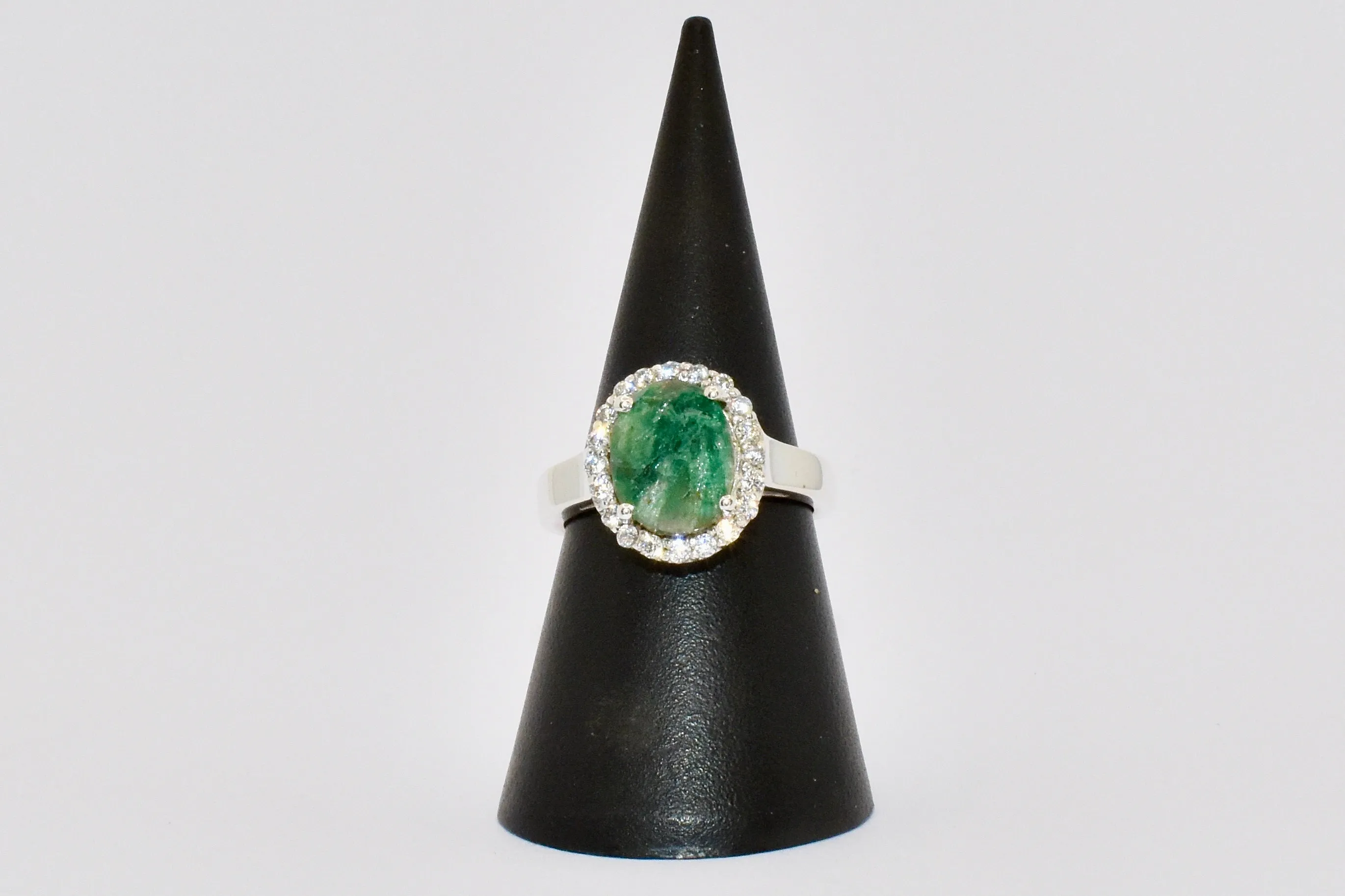 Emerald Premium Gemstone Oval Ring