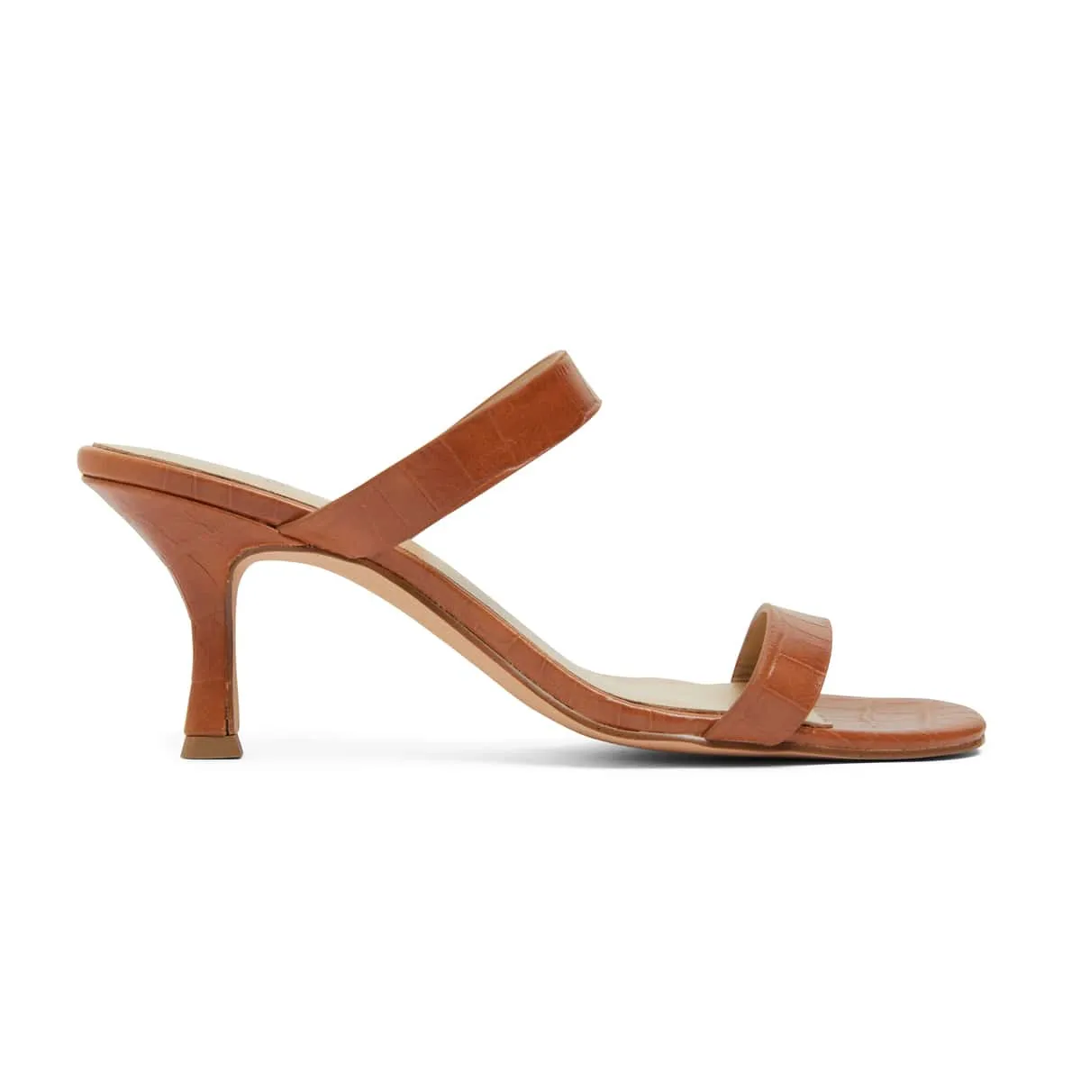 Eva Heel in Tan Leather