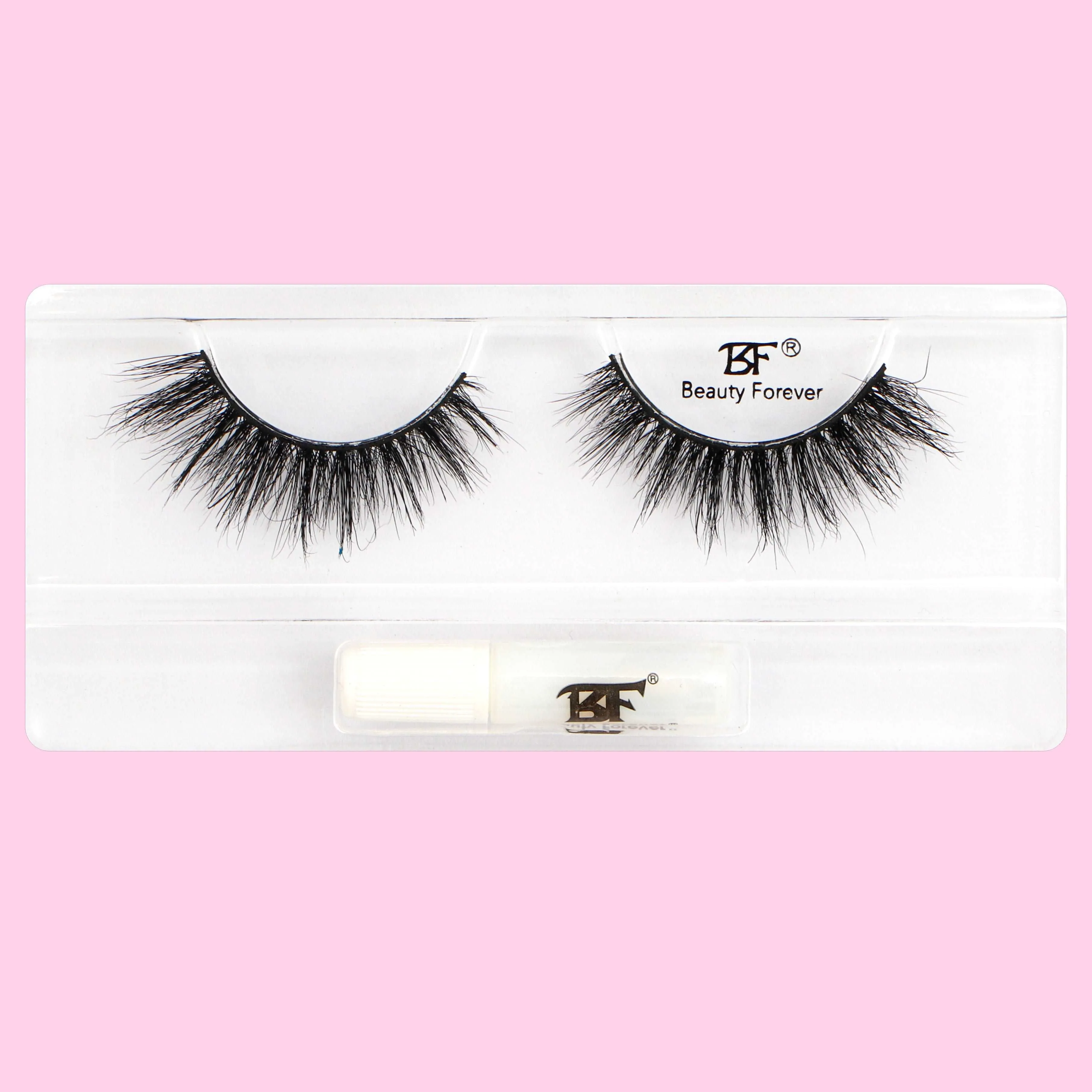 Faux Mink 3D Eyelashes No. 117 Melany (For full and defined glance)