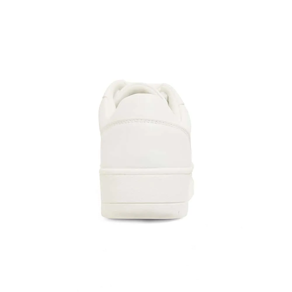 Frantic Sneaker in White Smooth