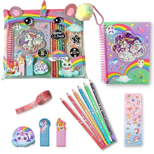 Glow in Dark Unicorn Journal Fun Pack