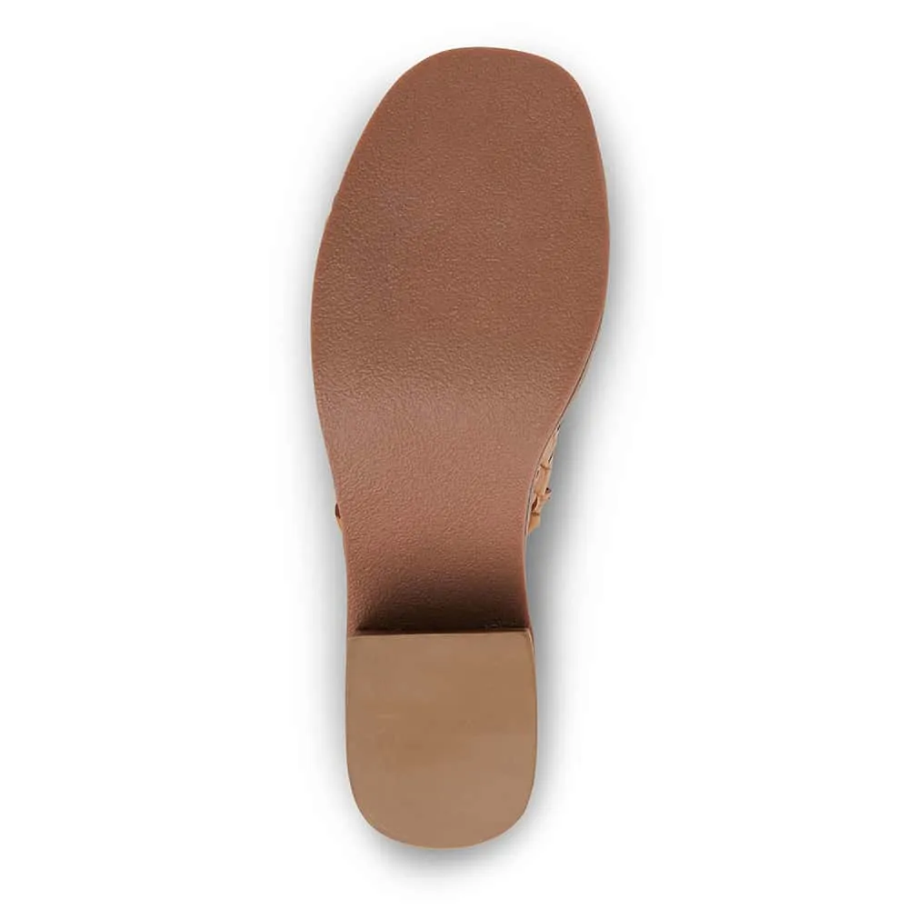 Halifax Heel in Tan Leather