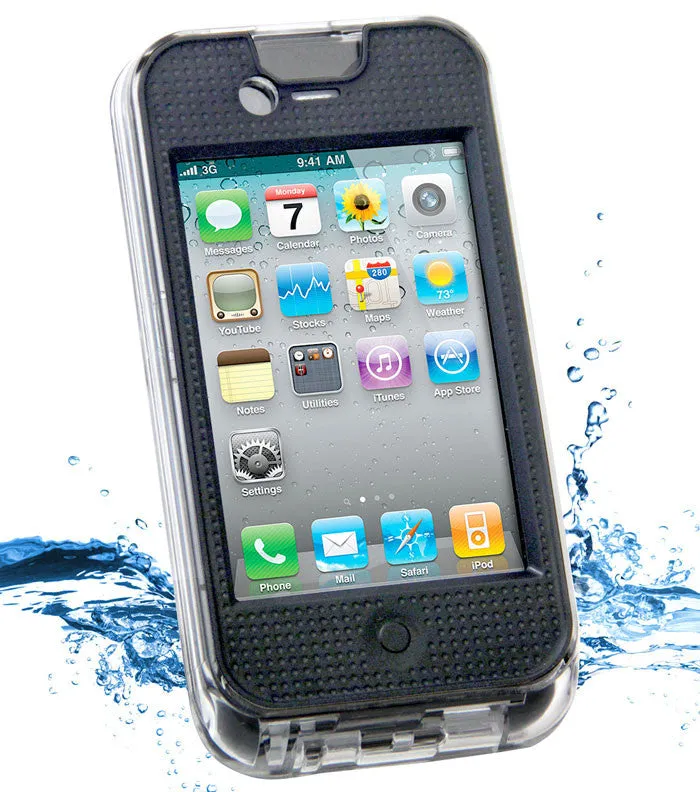 iPhone 4/4S Waterproof Case - Black