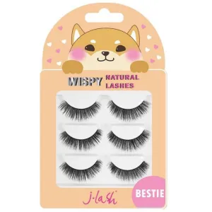 J-lash BESTIE 3X PACK WISPY NATURAL LASHES