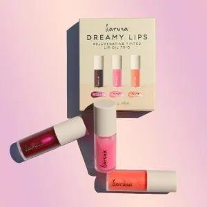 Karuna Dreamy Lips Rejuvenating Tinted Lip Oil Trio