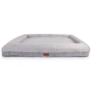 Kazoo Wombat Extra Large Plush Grey Dog Bed