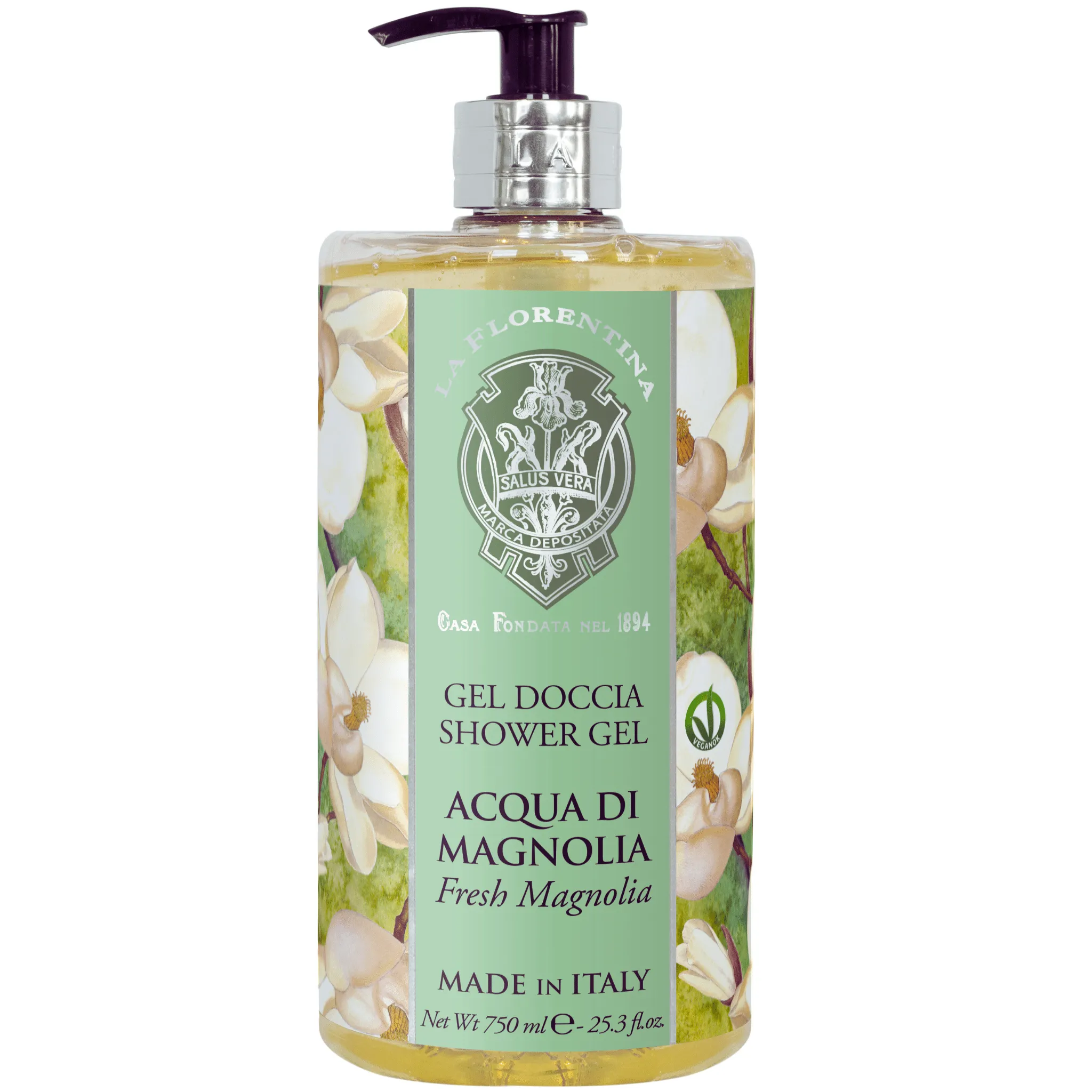 La Florentina Fresh Magnolia Shower Gel 750ml Set of 3pcs