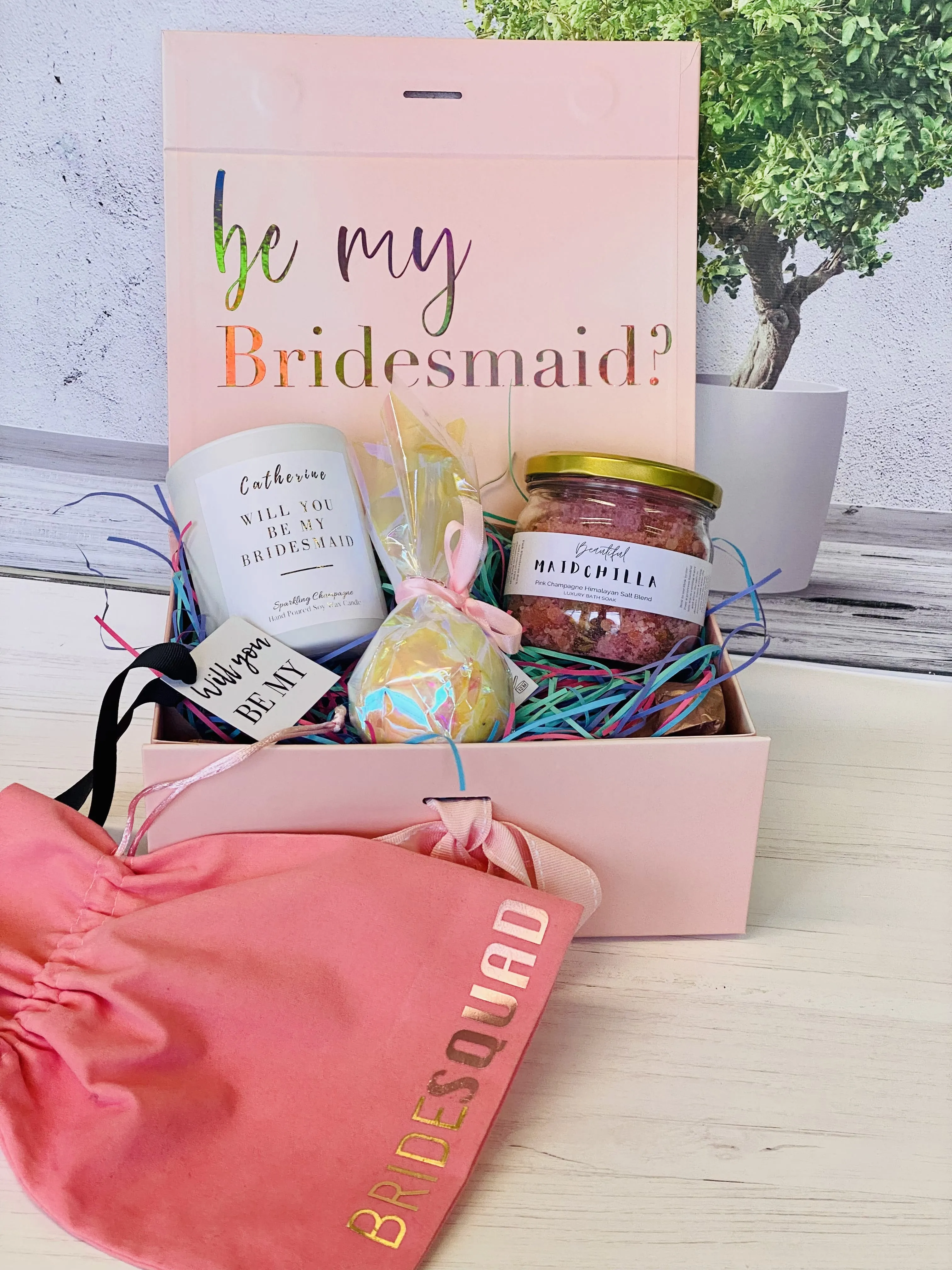 Maidchilla Bath Salts Gift -Bridesmaid