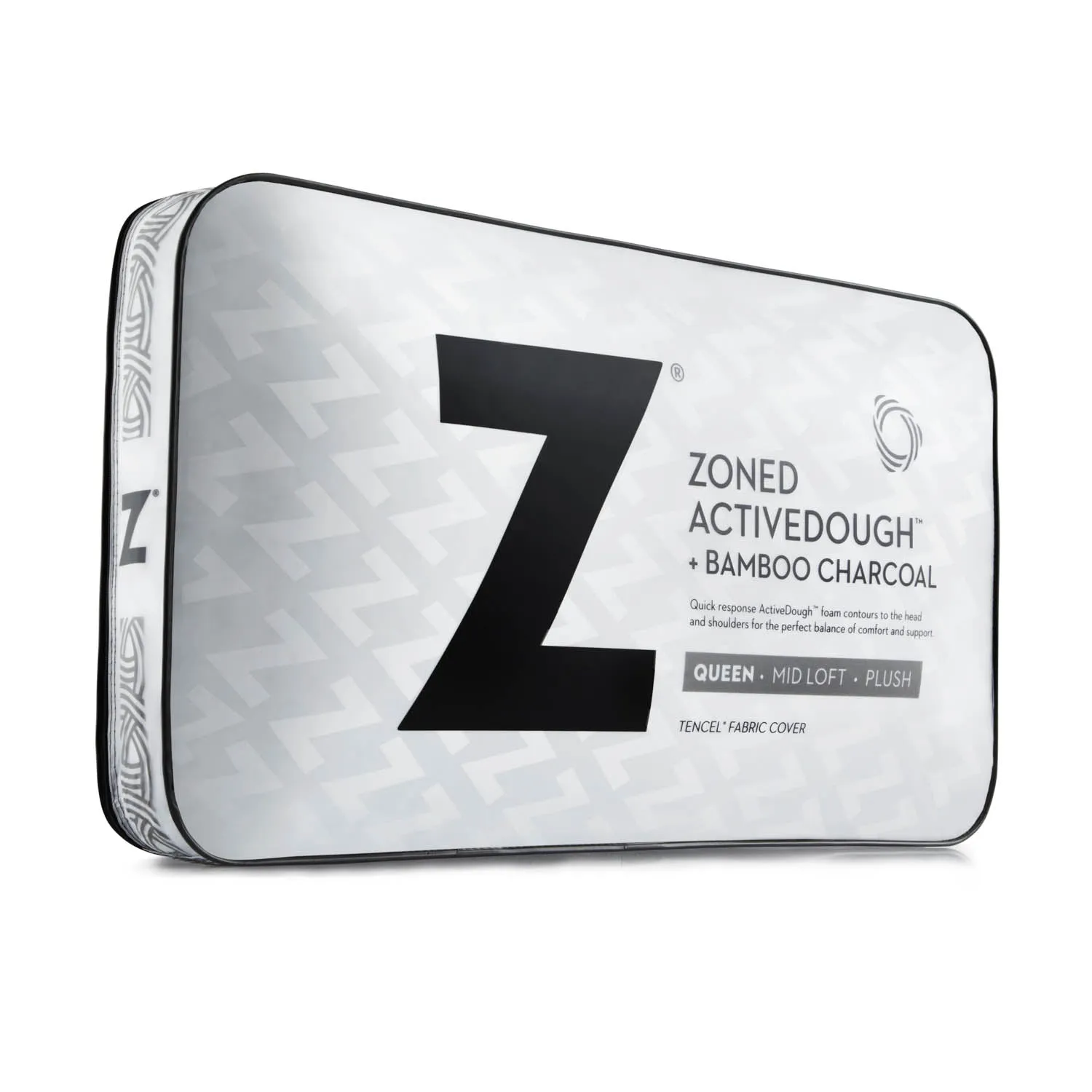 Malouf Zoned ActiveDough™   Bamboo Charcoal Pillow