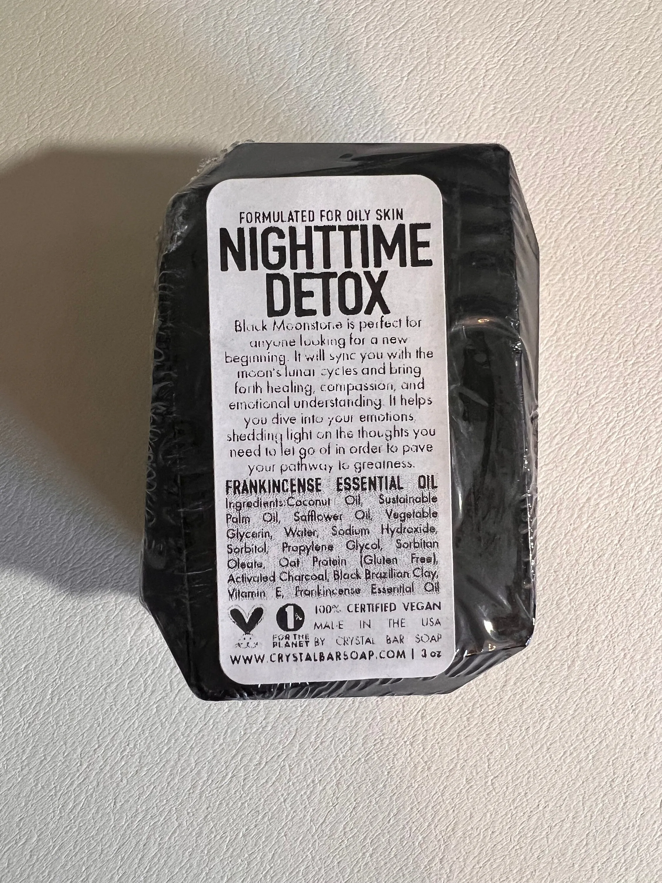 Nighttime Detox Crystal Infused Bar Soap