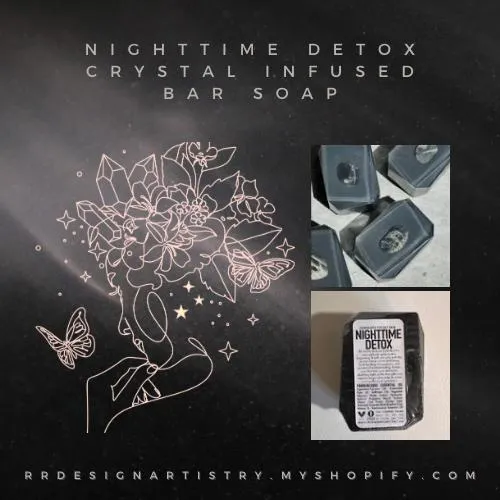 Nighttime Detox Crystal Infused Bar Soap