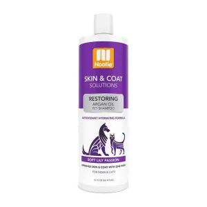 Nootie Skin & Coat Solutions Pet Shampoo Restoring Argan Oil  Soft Lily Passion 16oz