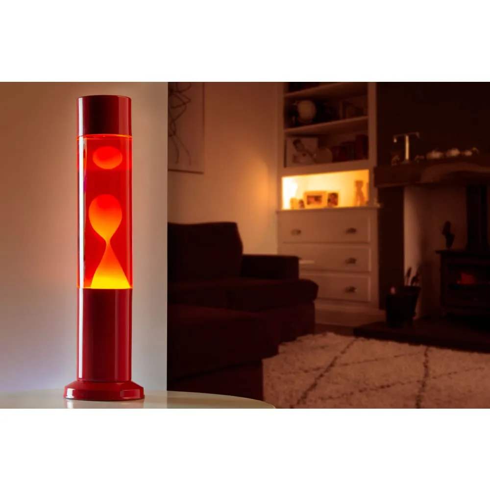 Nova Colour Lava Lamp Red