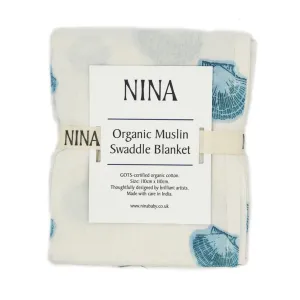 Organic Cotton Muslin (Botticelli Shells)