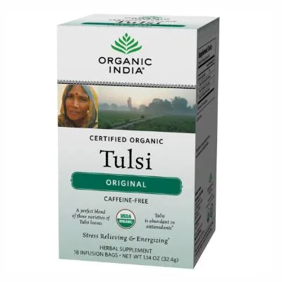 Organic India Tulsi Tea Original 18s Tea Bags