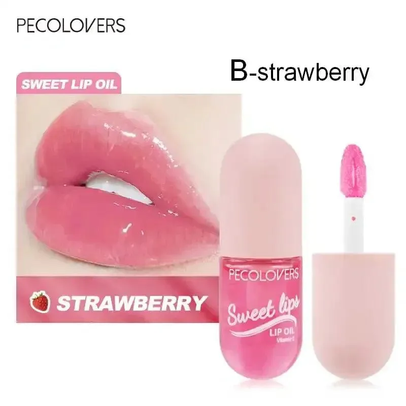 Peachy Lip Gloss: Hydrating Oil for Soft, Long-Lasting Lips