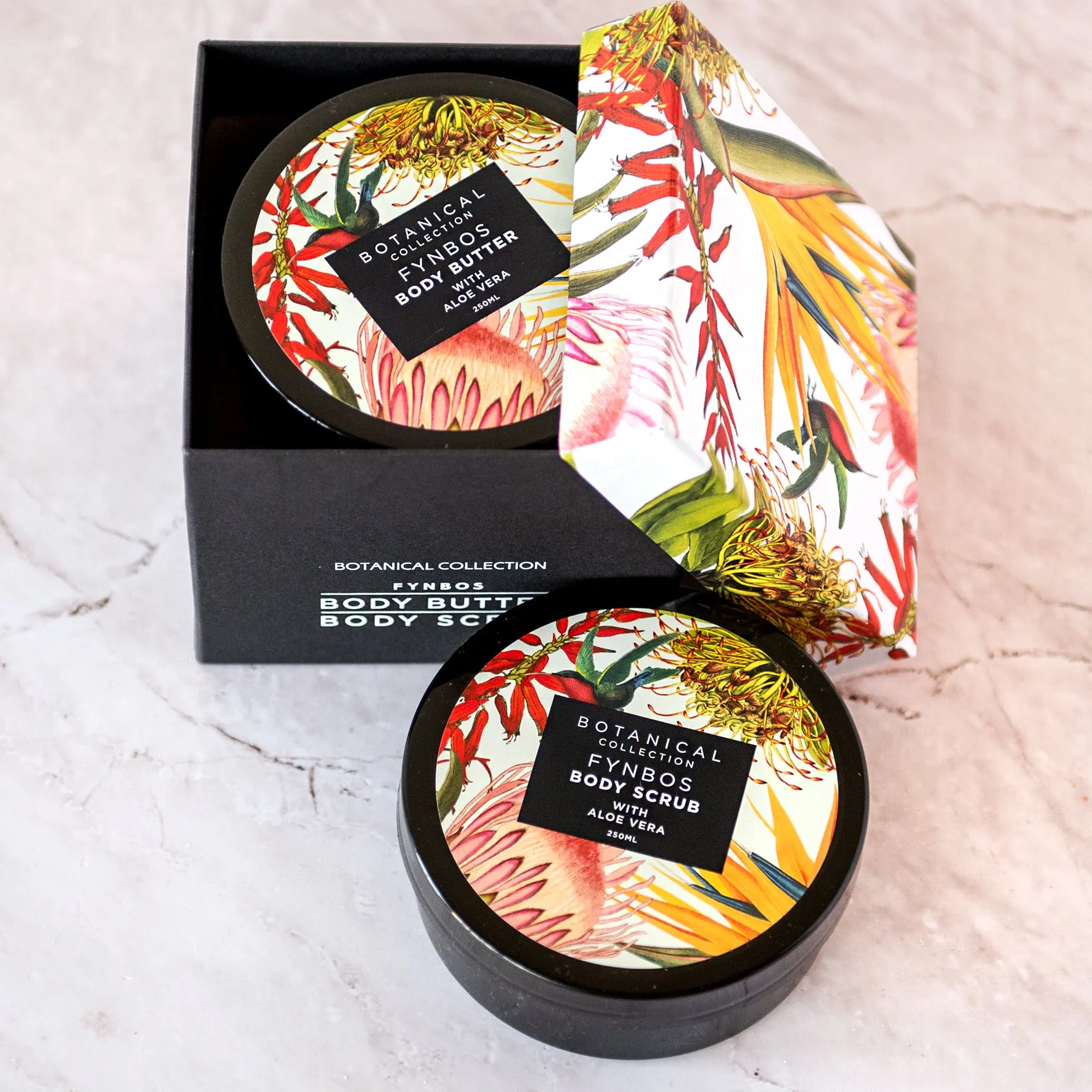 Pepper Tree Fynbos Body Butter & Scrub Gift Box Set of 2