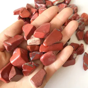 Polished Red Jasper Tumbled Stones - Red Jasper Tumbled Crystals - Red Jasper Tumbled Stones - Crystal Healing - Crystal Collection - Chakra