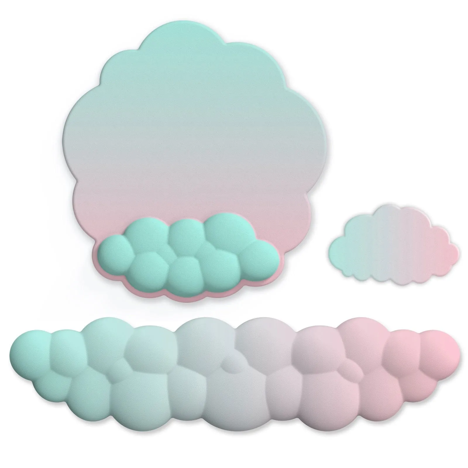 Puffy Cloud Pastel Wrist Rest