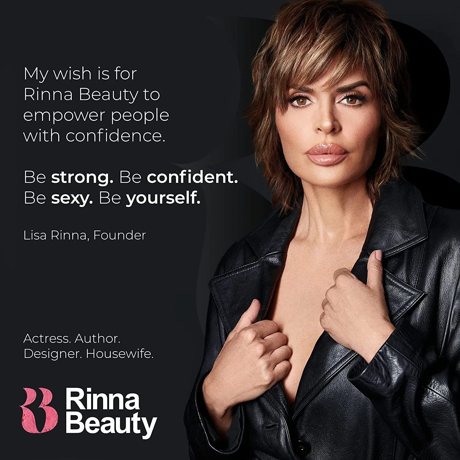 Rinna Beauty Icon Collection - Lipstick - Angel's Kiss - Vegan, Anti-Aging, Hydrating,Protects your Lips, & Long-lasting, with a Magnetic Top Closure, Cruelty-Free - 1 each