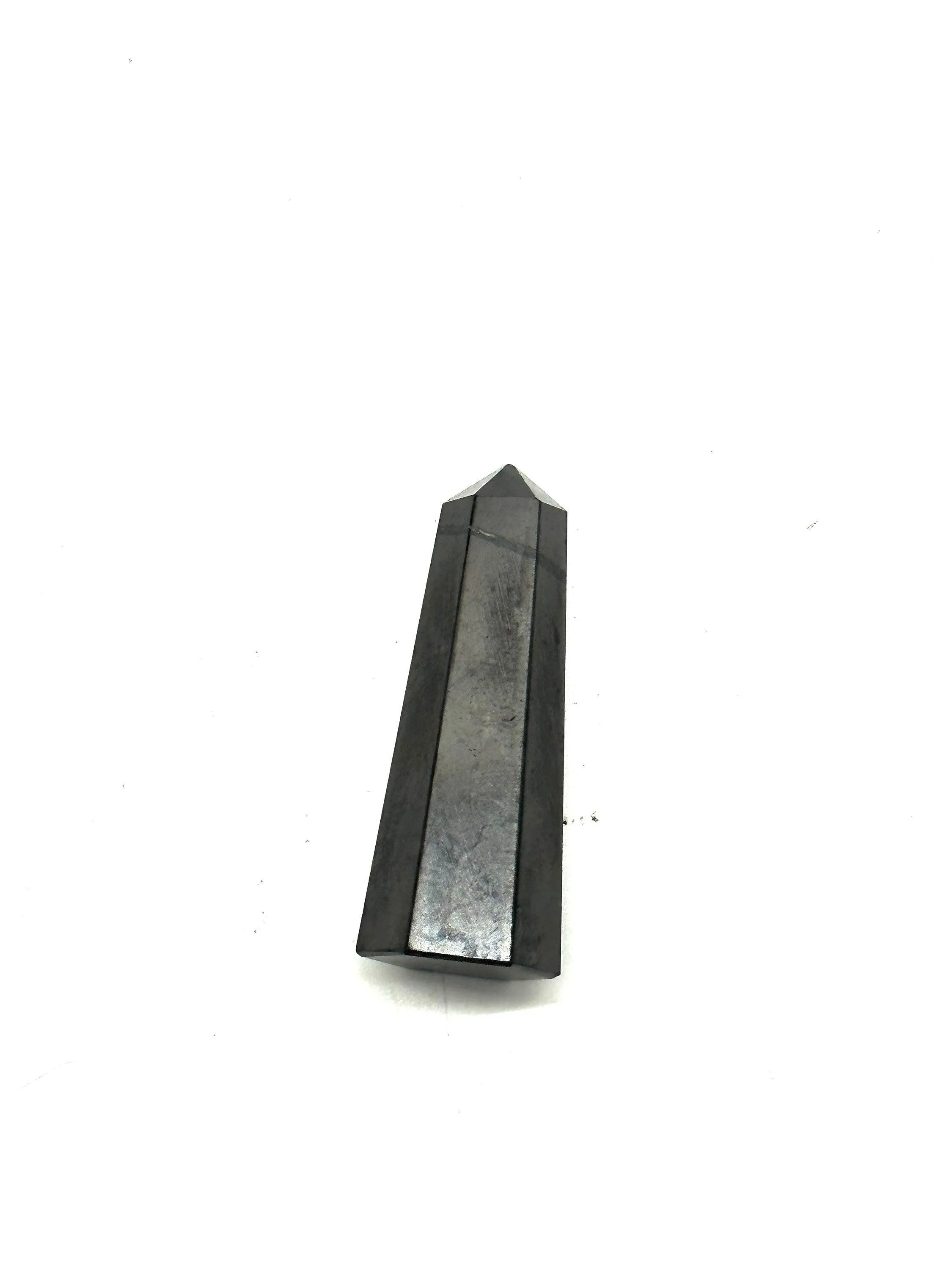 Shungite Faceted Point