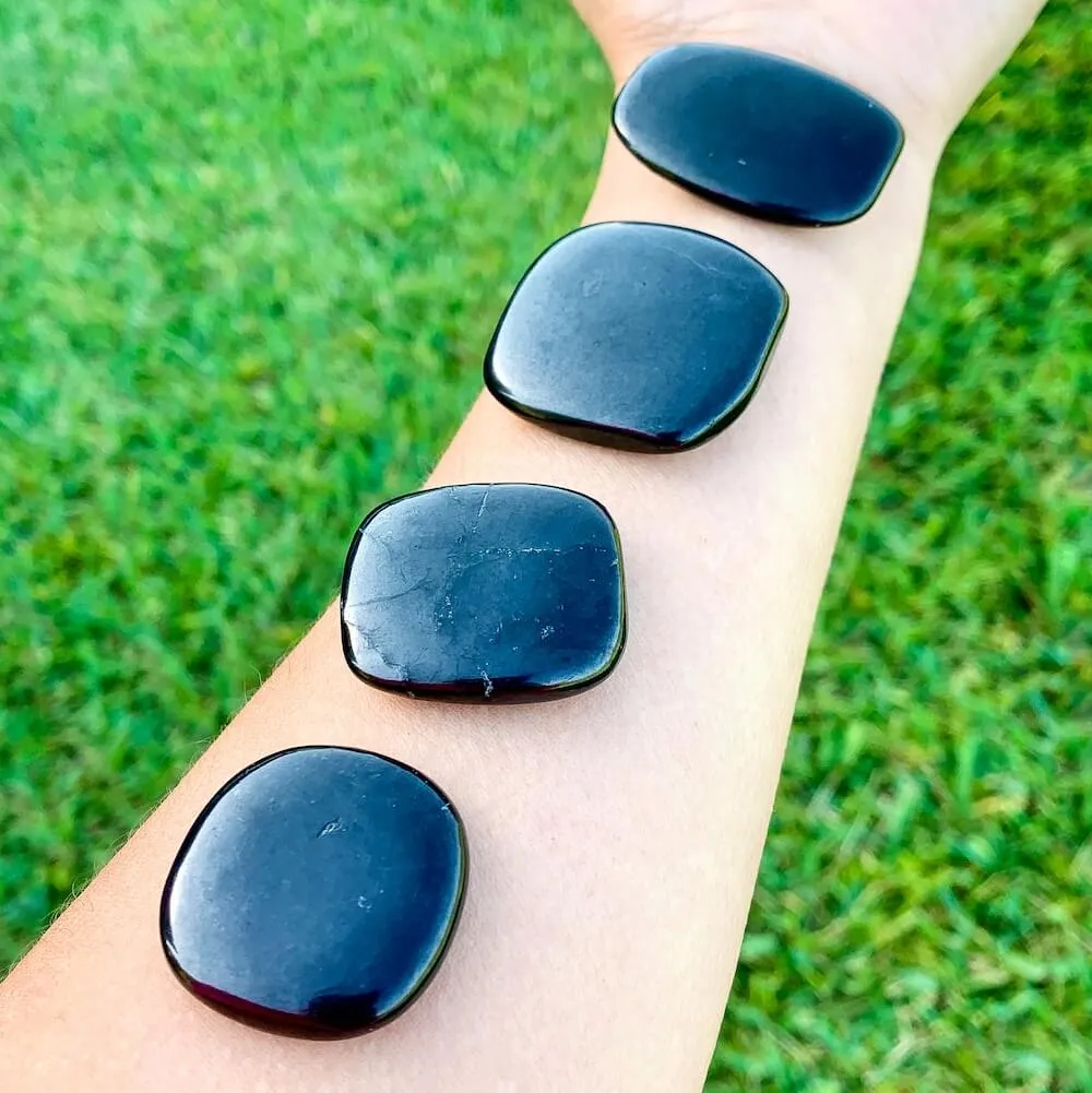 Shungite Palm Stones