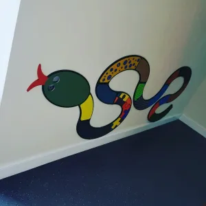 Sid the Tactile Snake Wall Panel