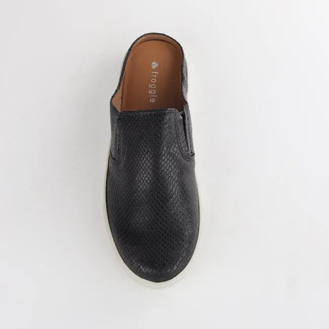 Slip-on sneakers with Removable Footbed in Black - 12584