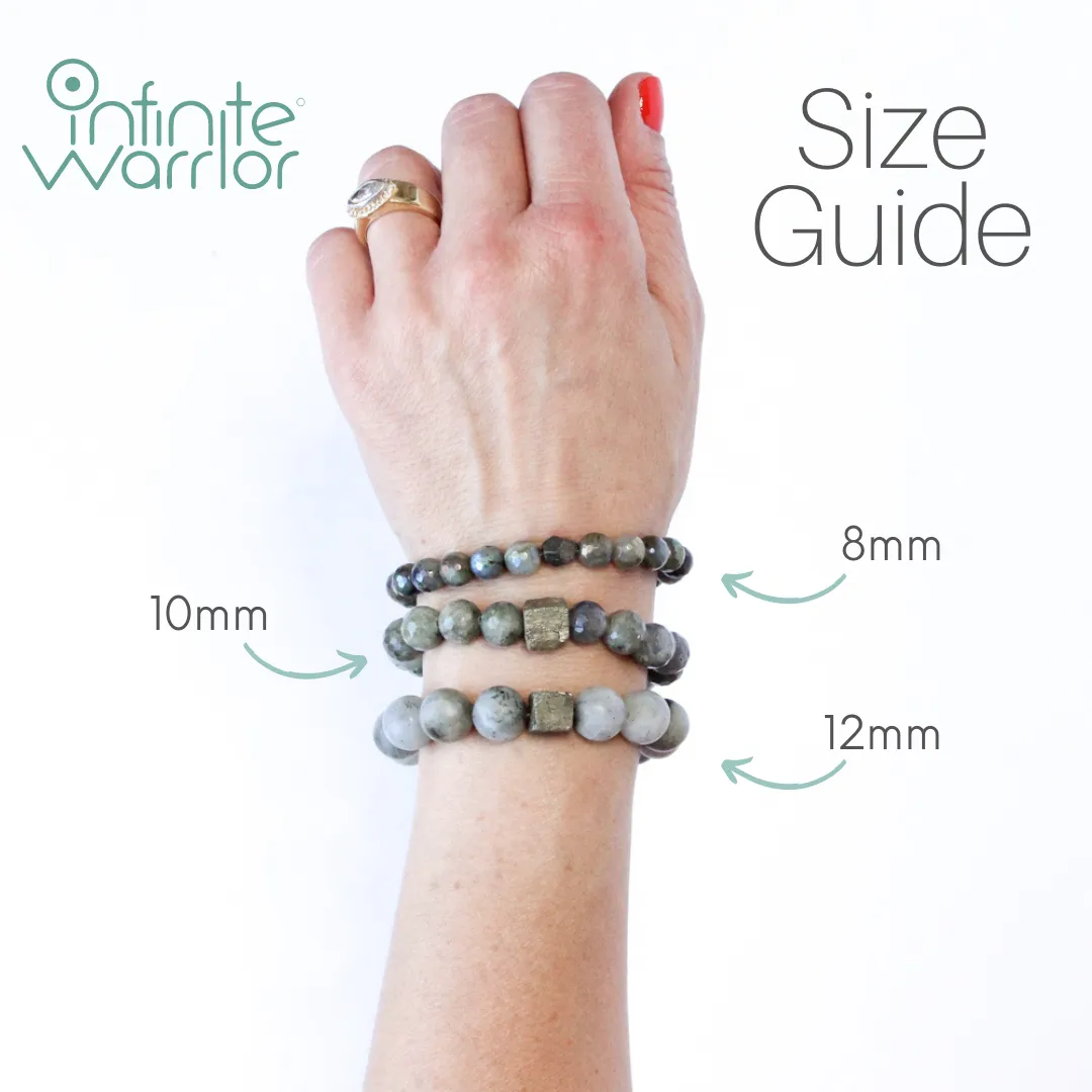 Snowflake Obsidian Crystal Bracelet | Matte   Silver Om